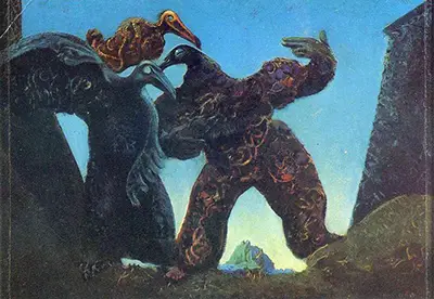 Barbarians Marching to the West Max Ernst